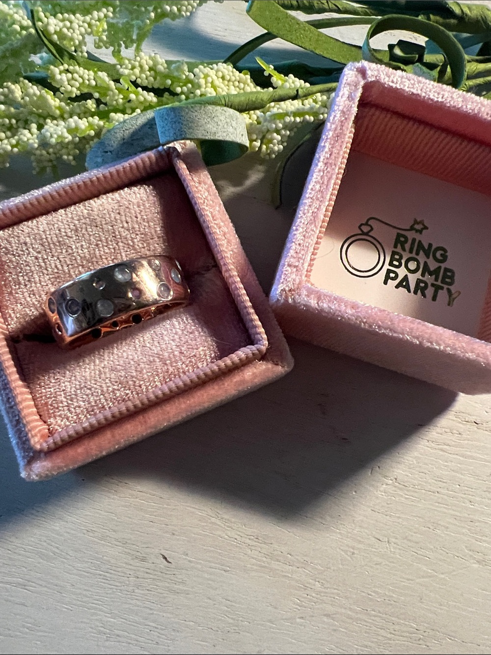 Bomb Party “the Sutton ring” size 8